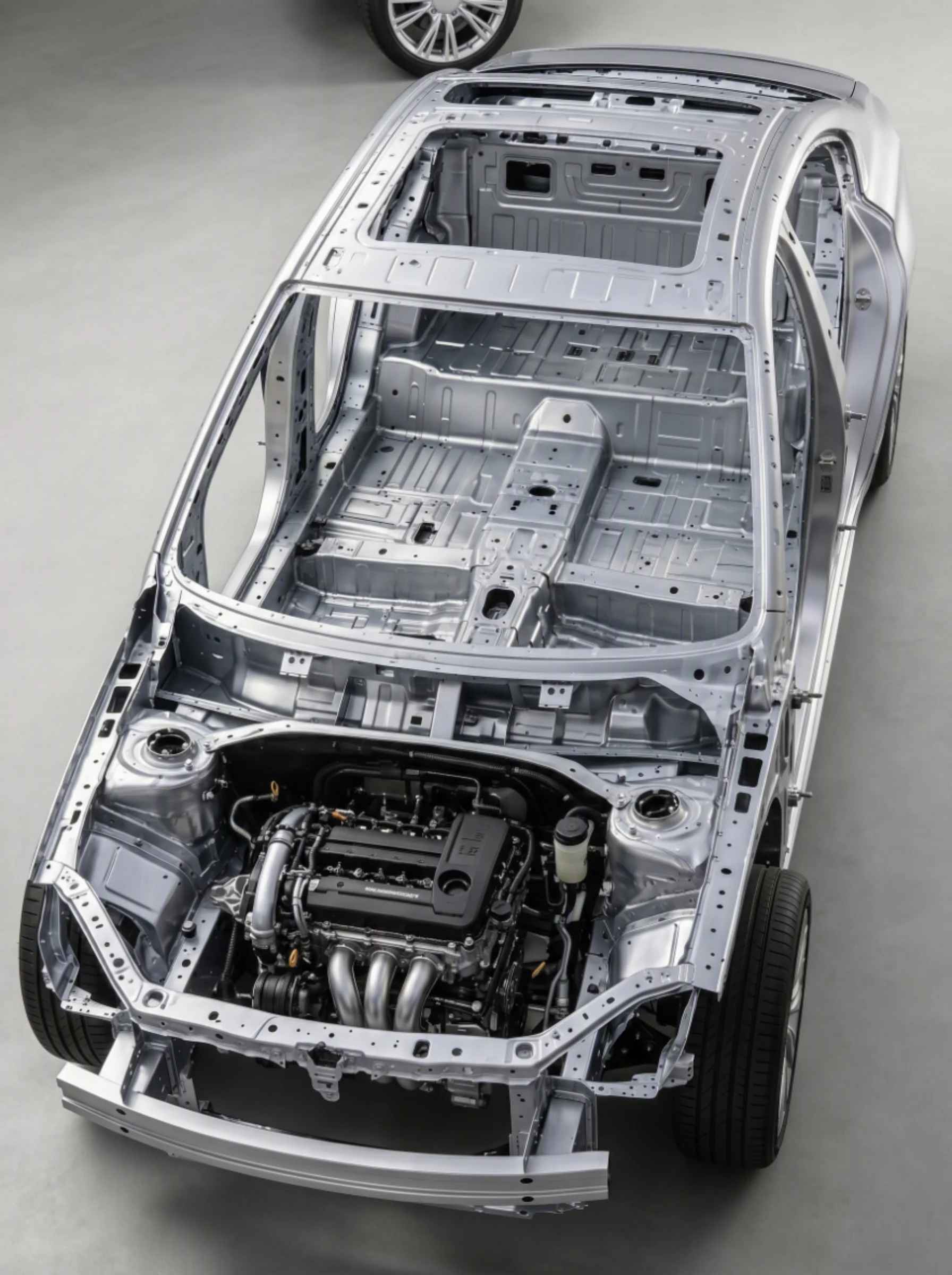 Low-carbon aluminium in automotive components
