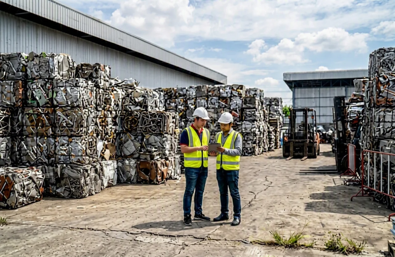 Aluminium scrap received under strict material control